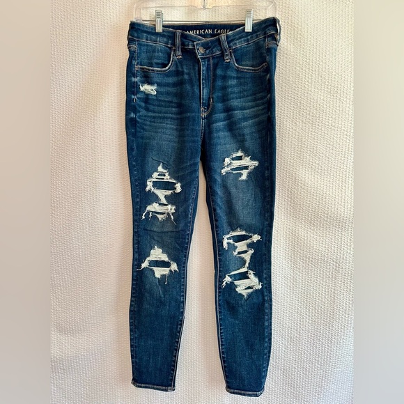American Eagle Outfitters Denim - American Eagle Women’s Blue Jegging Jeans Size: 8